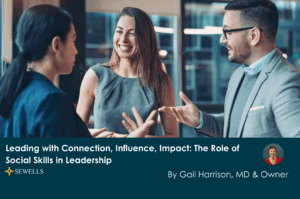 A group of leaders speaking demonstrating social skills